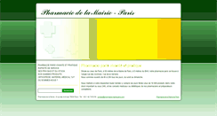 Desktop Screenshot of pharmacie-mairie-paris.com