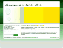 Tablet Screenshot of pharmacie-mairie-paris.com